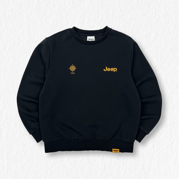 JEEP 맨투맨 블랙