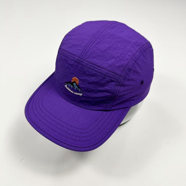 VTG 빈티지 퍼플 캠프캡 모자