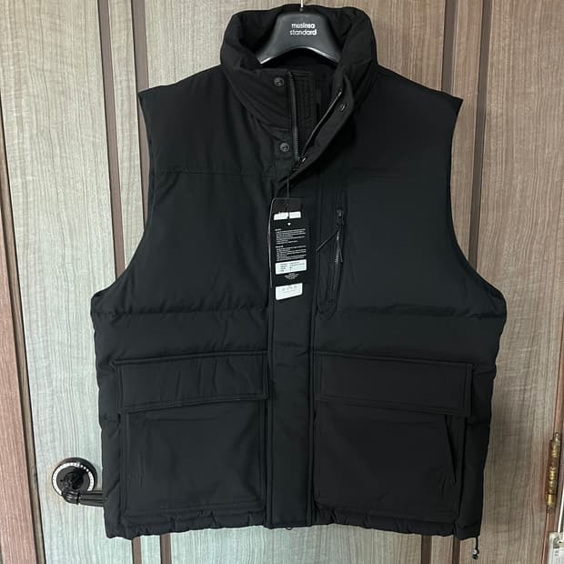 [새상품] 멜란지마스터 덕다운 아웃포켓 패딩 베스트