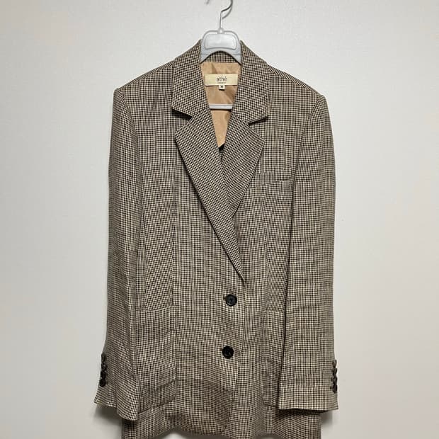 아떼 바네사브루노  하운드투스 더블 브레스트 마 100 자켓 36