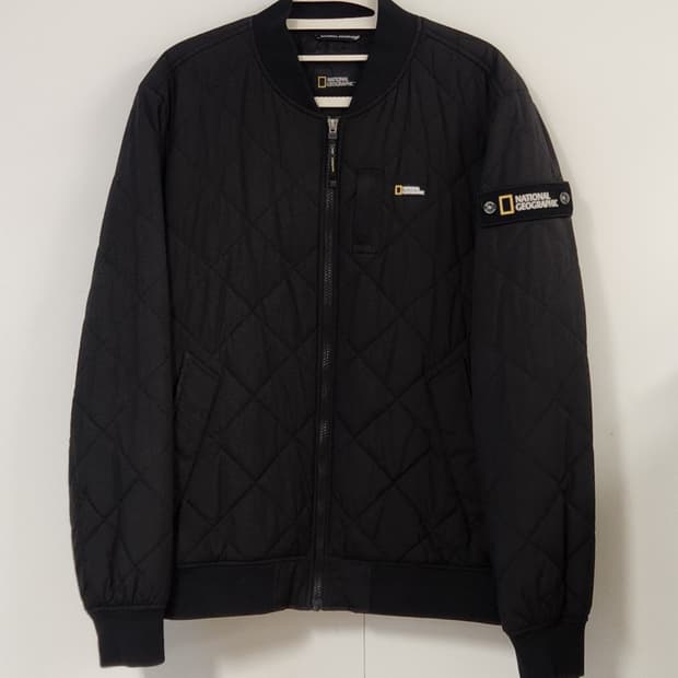 내셔널지오그래픽 오릭스 야구넥 퀼팅 스타디움 점퍼 L