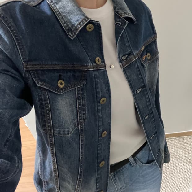 디젤 트러커 데님 자켓 청자켓 M