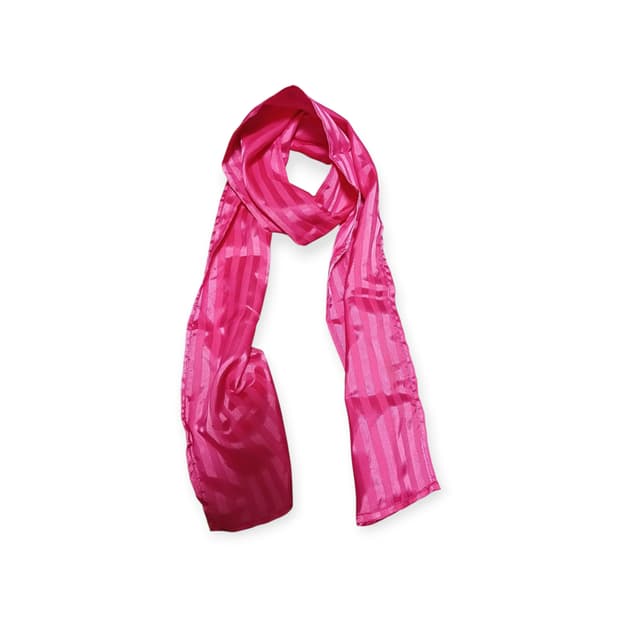 핫핑크 실크스카프 