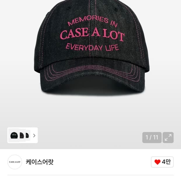 케이스어랏 모자