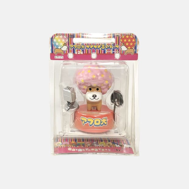 산엑스 아프로켄 휴대폰 마이크 피규어