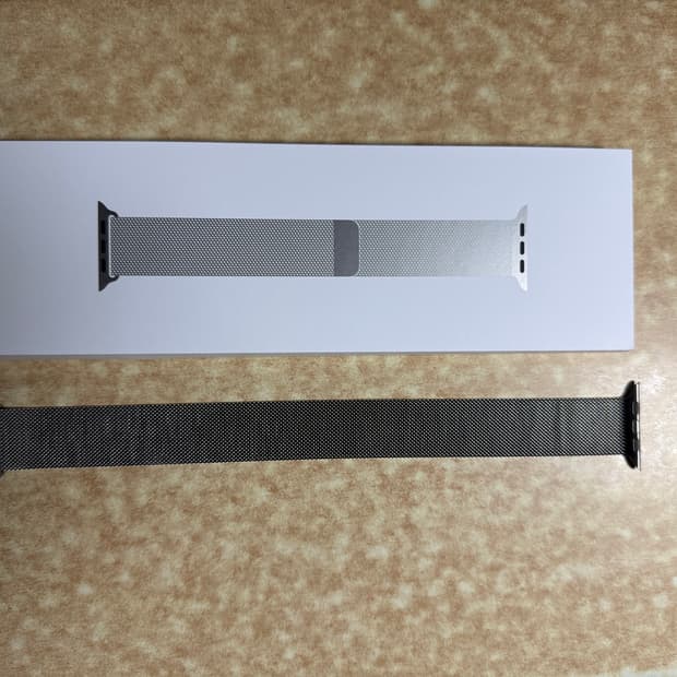 새상품 애플워치 46mm 내추럴 밀레니즈 루프 M/L 스트랩