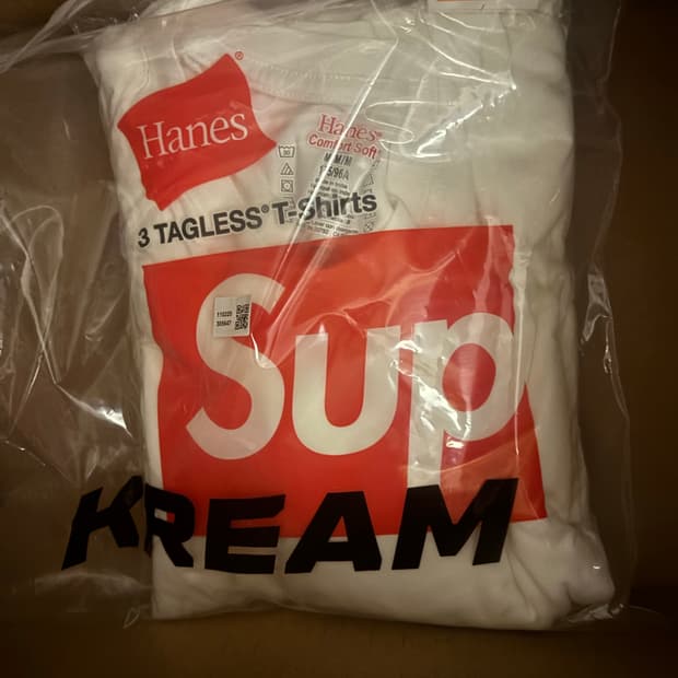 슈프림 헤인즈 반팔 3개입 