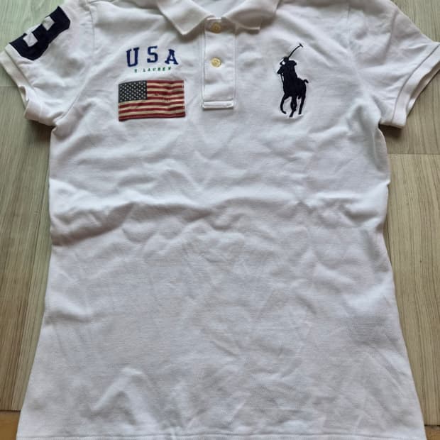 폴로 랄프로렌 치프키프 USA 성조기 반팔 PK티 S