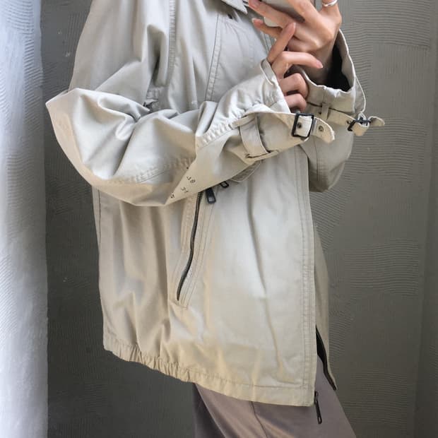 Diesel 디젤 아이보리 코튼 봄버 자켓