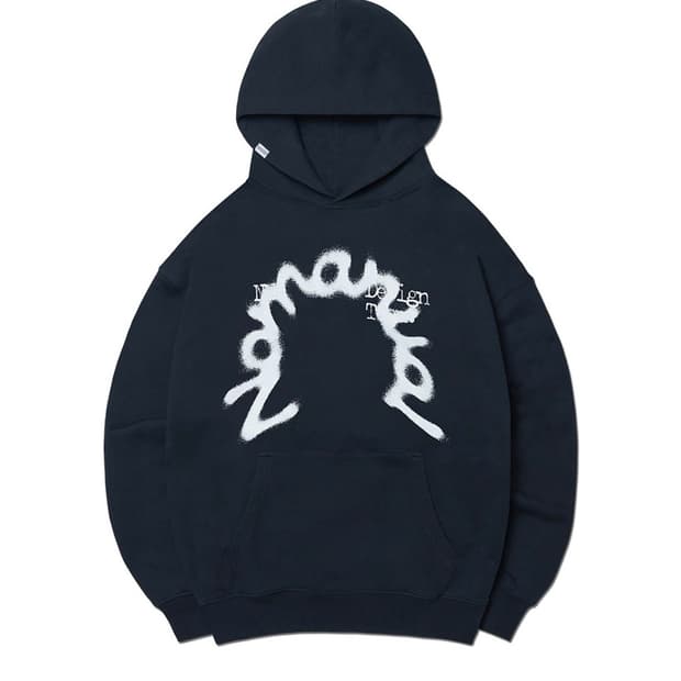 노매뉴얼 S.P.L 후디 블랙 L라지