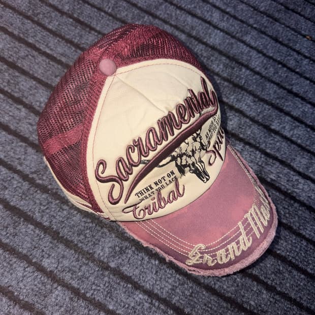 빈티지 트러캐 매쉬캡