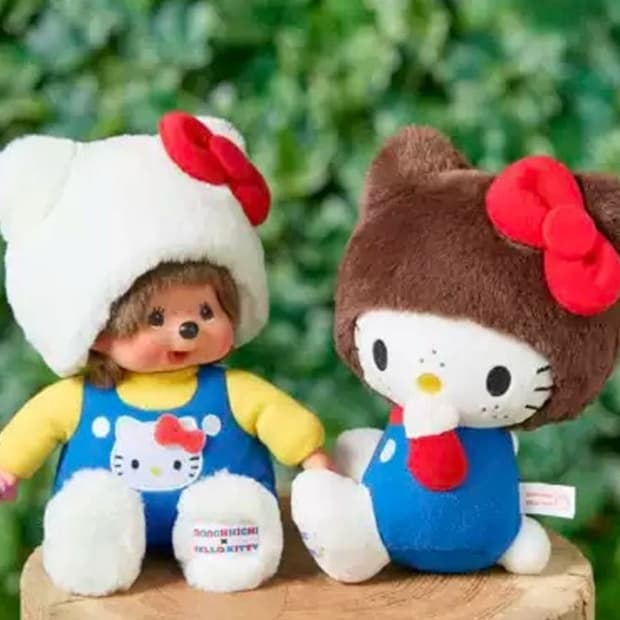 (새상품) 몬치치 헬로키티 콜라보 인형  미개봉