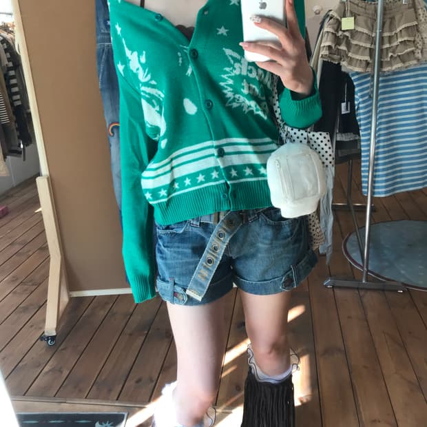 히스테릭글래머 스타 가디건