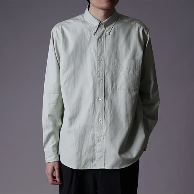 40) 캡틴선샤인 23ss 라이트그린 셔츠