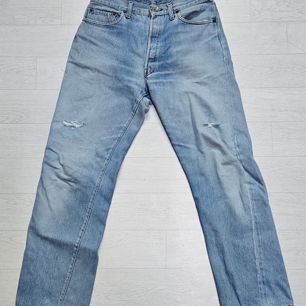 80s levis 501 redline 셀비지 (555 발렌시아 공장)