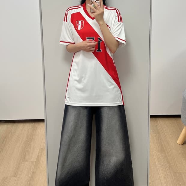 아디다스 23-24 페루 국대 축구 반팔 유니폼