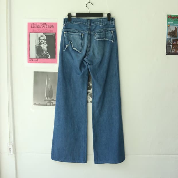 mm6 부츠컷 데님 팬츠