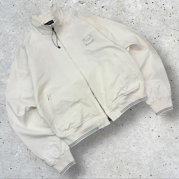[1] VOLANTE 볼란테 나일론 화이트 봄버 자켓 C847