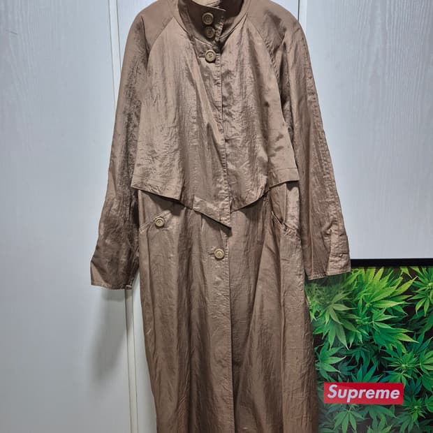 (세일)JPN VTG. SNA BLANC 브라운 롱트렌치