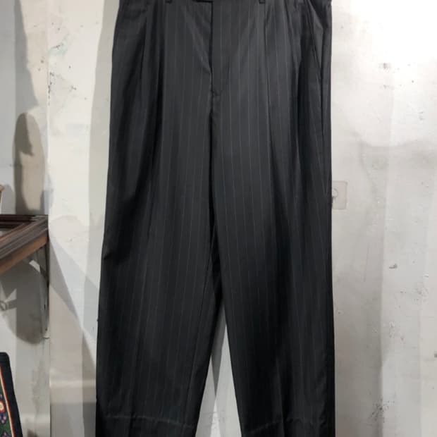 [Z9900]Paul Smith black striped slacks