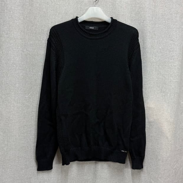 [XL] GV2 jeans 남성 블랙 라운드 긴팔 니트