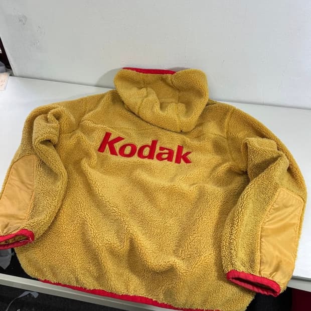 코닥 KODAK 머스타드 후리스 자켓