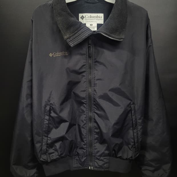 Columbia 컬럼비아 블랙  바람막이 쉘 자켓