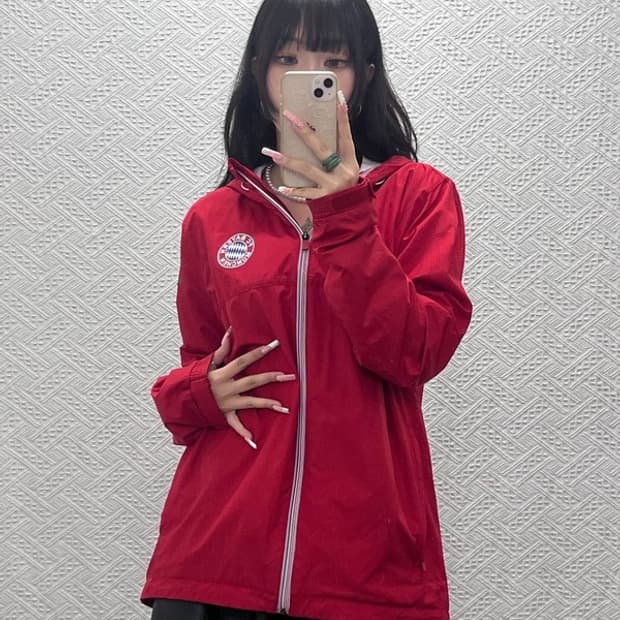 아디다스 바이에른 뮌헨 축구 풋볼 바람막이 자켓 100 C12532