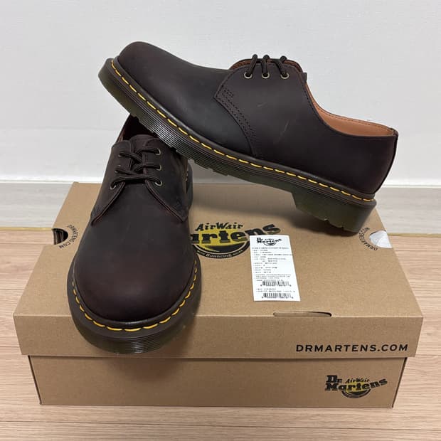 새상품) 270 닥터마틴 1461 크레이지 호스 다크 브라운