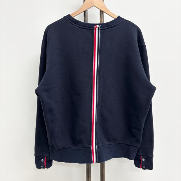 [4]톰브라운 백삼선 맨투맨 