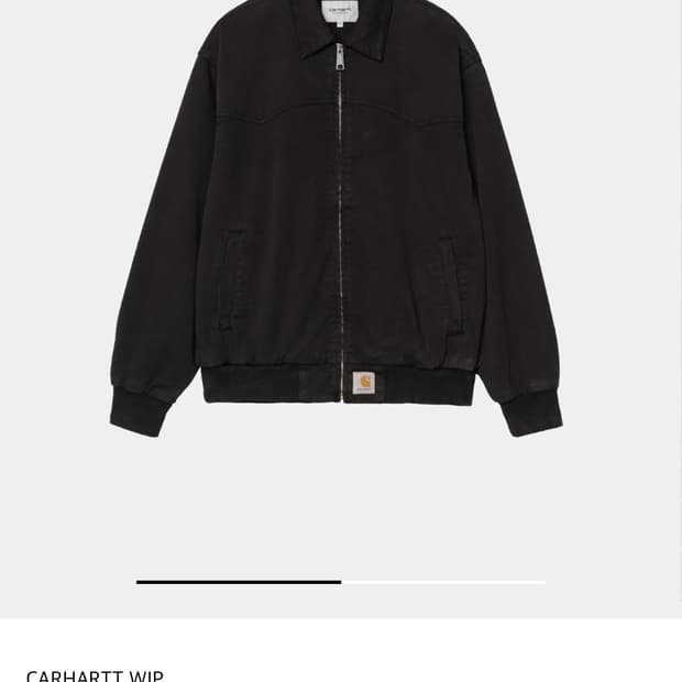 칼하트wip og 산타페 자켓 블랙 L