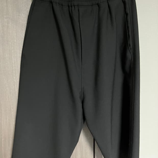 닐바렛 남성 블랙 밴딩 반바지 릴랙스핏