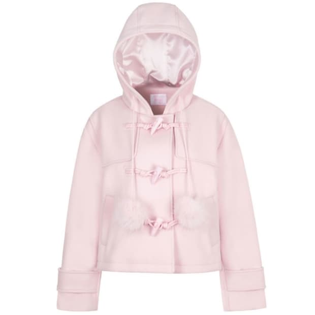 오늘만 할인) 아이당 폼폼 코트