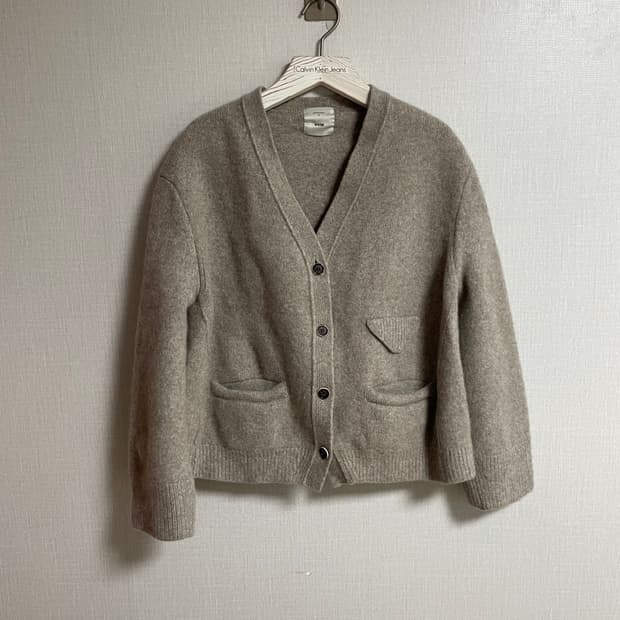 [F]20fw 시스템 모100% 크롭 가디건