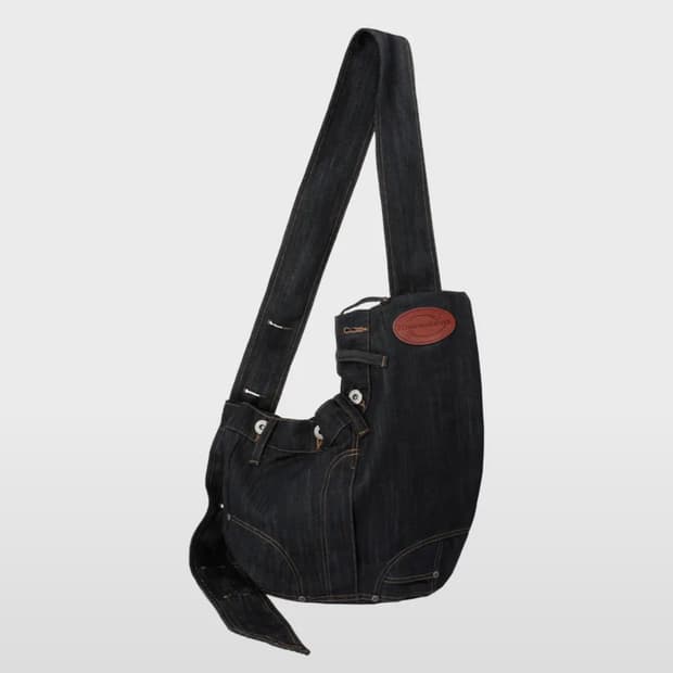 프라블럼올뤠이즈 데님백