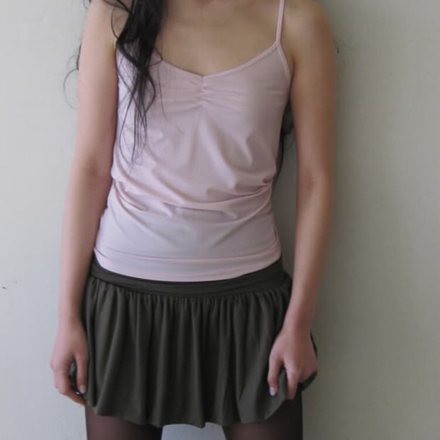 샵페어리 fe.3 yuzu skirt (khaki)