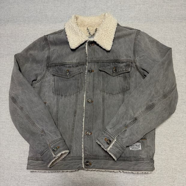 세인트페인 데님 쉐르파 자켓