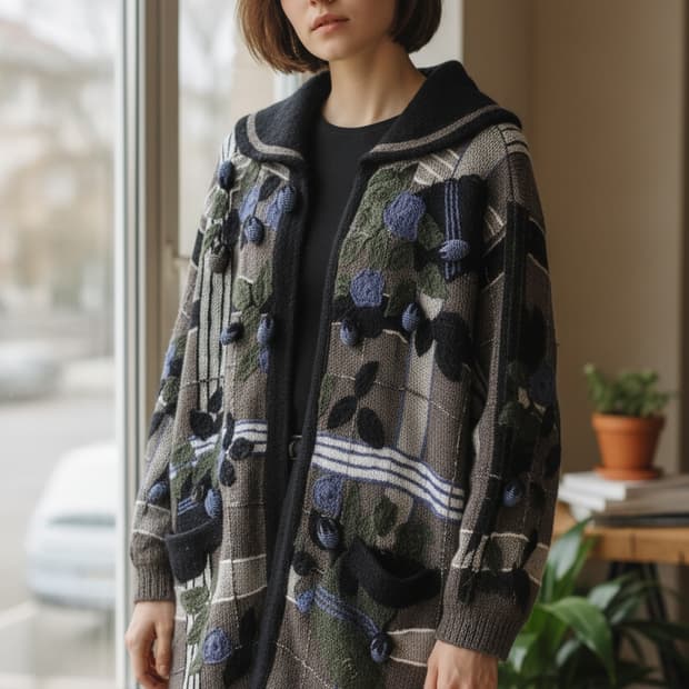 귀여운 니트 가디건