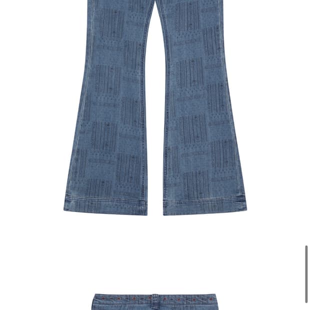 코이세이오 VINTAGE BOOTCUT DENIM PANTS BLUE