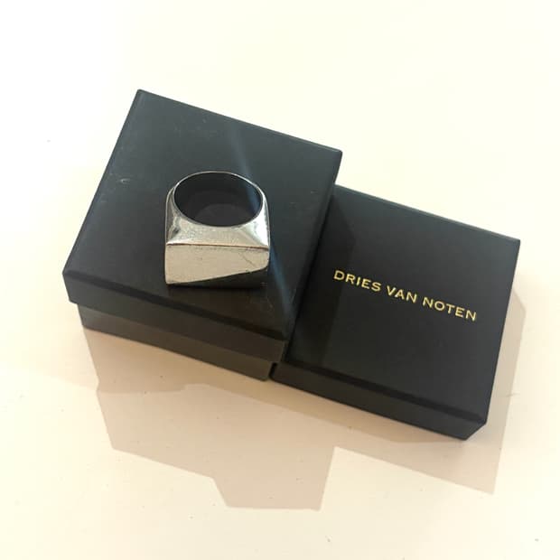 TTF✳️드리스반노튼 스퀘어 블럭 링