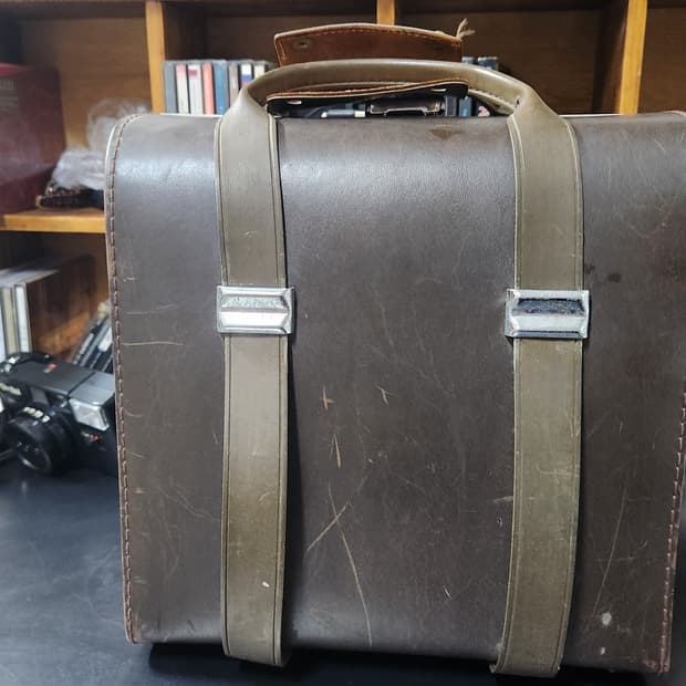 빈티지 가죽 카메라 가방