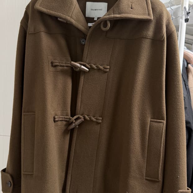 브라운야드 스탠카라 울 하프더플코트