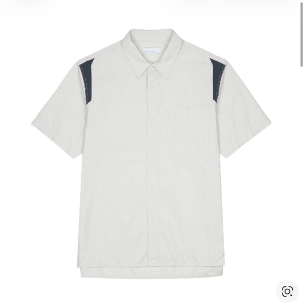 산산기어 블락 셔츠 라이트 그레이