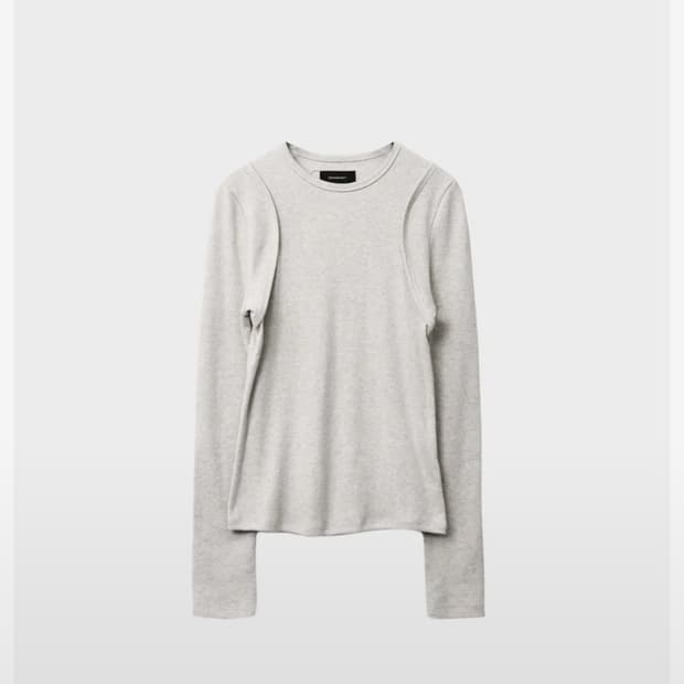 999humanity LINE LONGSLEEVE V3 (OATMEAL)