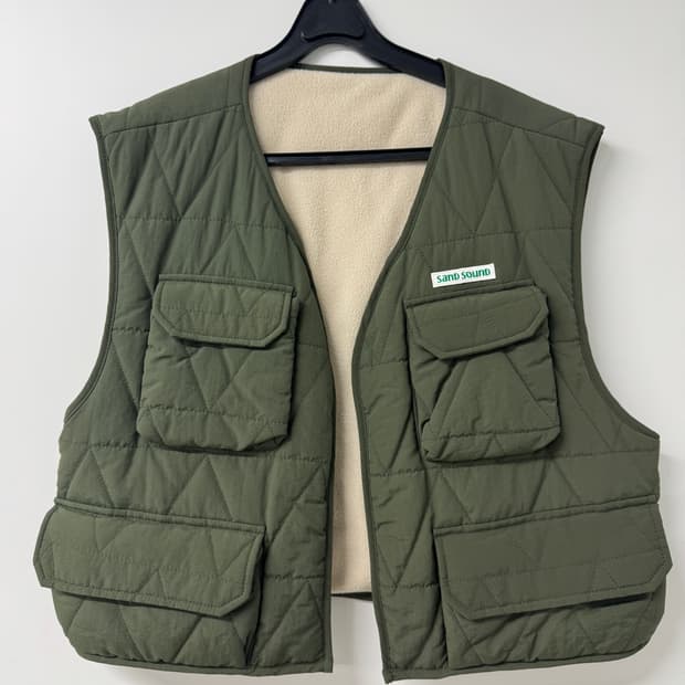샌드사운드 Sand Sound 퀼팅 베스트(새상품)