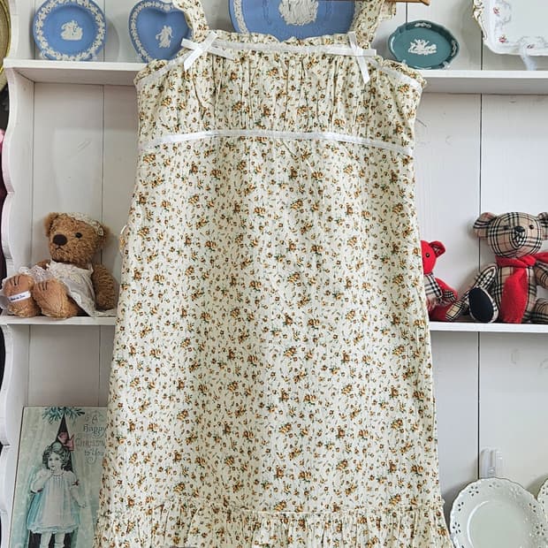 잔꽃 뷔스티에  원피스