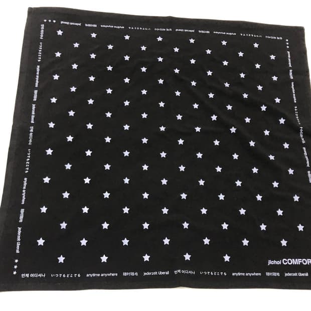 지초이컴포트 반다나 블랙 jichoi comfort bandana