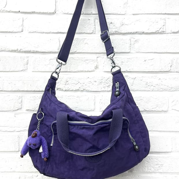 키플링 퍼플 크로스백