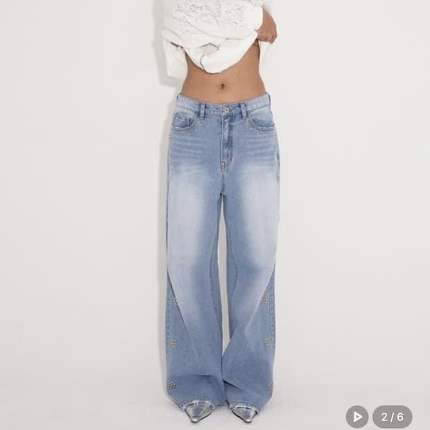 폴리수엠 워시드 스터드 플라워 진