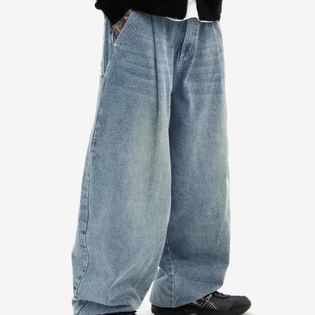 엑스톤즈 빅 와이드 벌룬팬츠